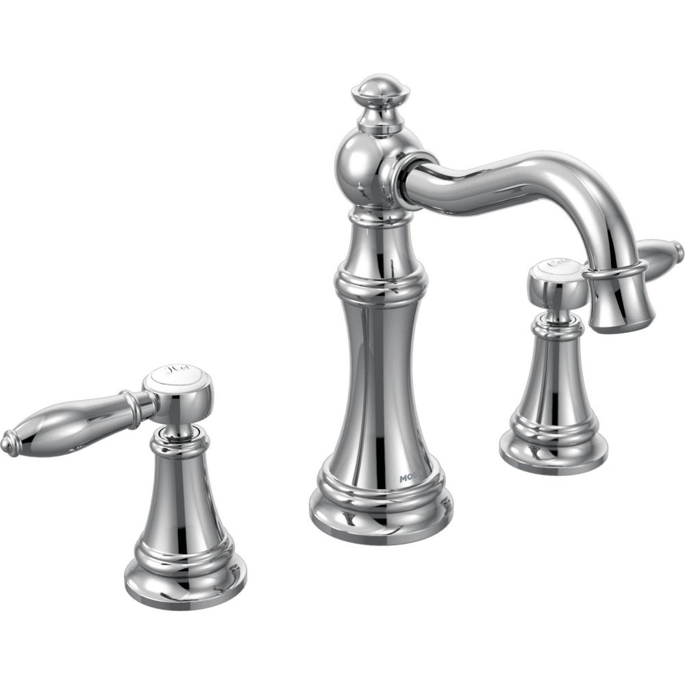 Moen TS42108BN Weymouth Two-Handle High Arc Bathroom Faucet Trim